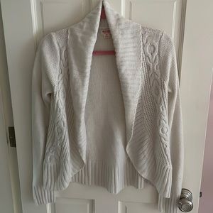 Cable knit cardigan